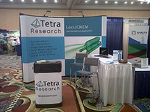 Tetra Research display booth at the 51st Aerospace Sciences Meeting held in Grapevine, TX.